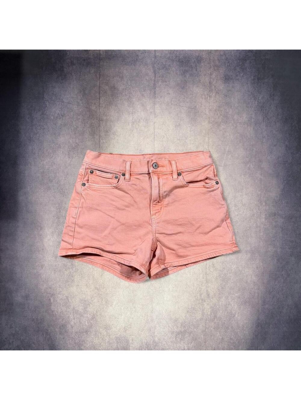 American Eagle Outfitters Shorts Neon Pink Y2K Stretch Low Rise